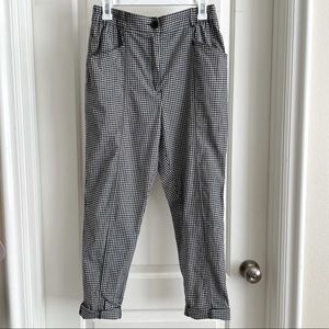 UO Plaid Tapered Mom Pant